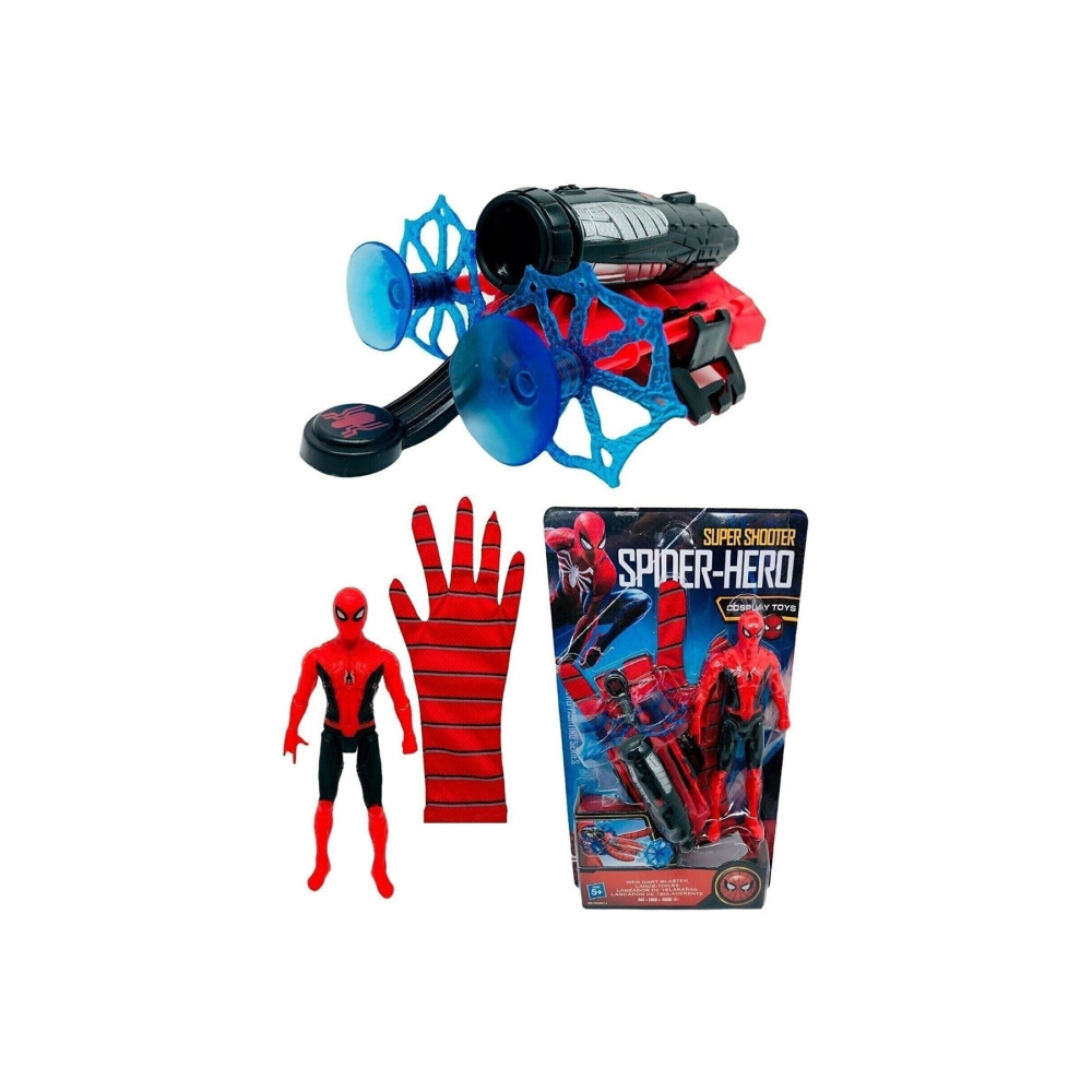 EVMAK Örümcek Adam Spiderman Ağ Fırlatan Ok Atan Vantuzlu Eldiven Ve Işıklı Figür Aksiyon Figürleri Fiyatı