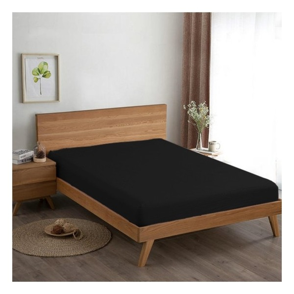 Evmisya Çift Kişilik Çarşaf 160 x 200 - Siyah - 160 x 200 cm Çarşaf Fiyatı