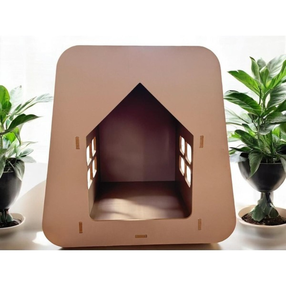 Evnalia Kedi Köpek Evi Caramel 30x50 cm Yıkanabilir Kumaş Minder ve Yatak Dahil Evcil Hayvan Ürünleri Fiyatı