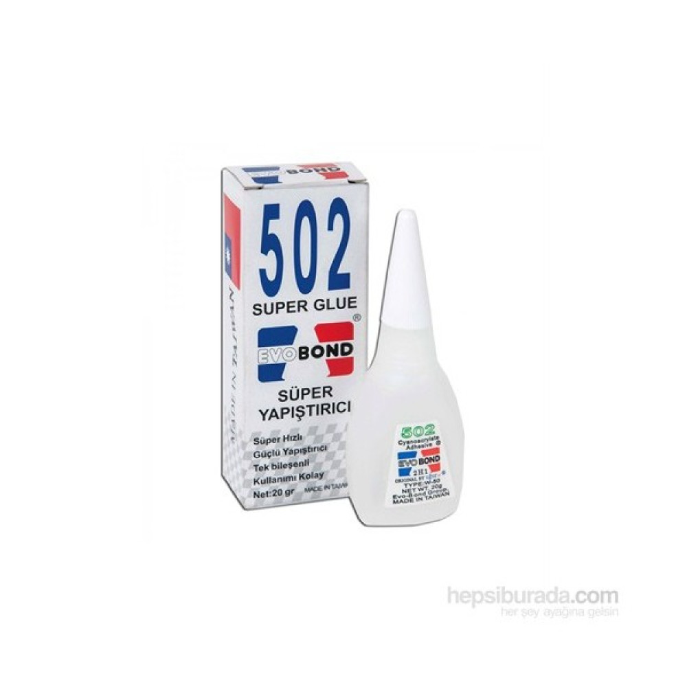 Evo Bond 502 Super Glue Süper Yapıştırıcı (Orjinal) Nalburiye & Hırdavat Fiyatı