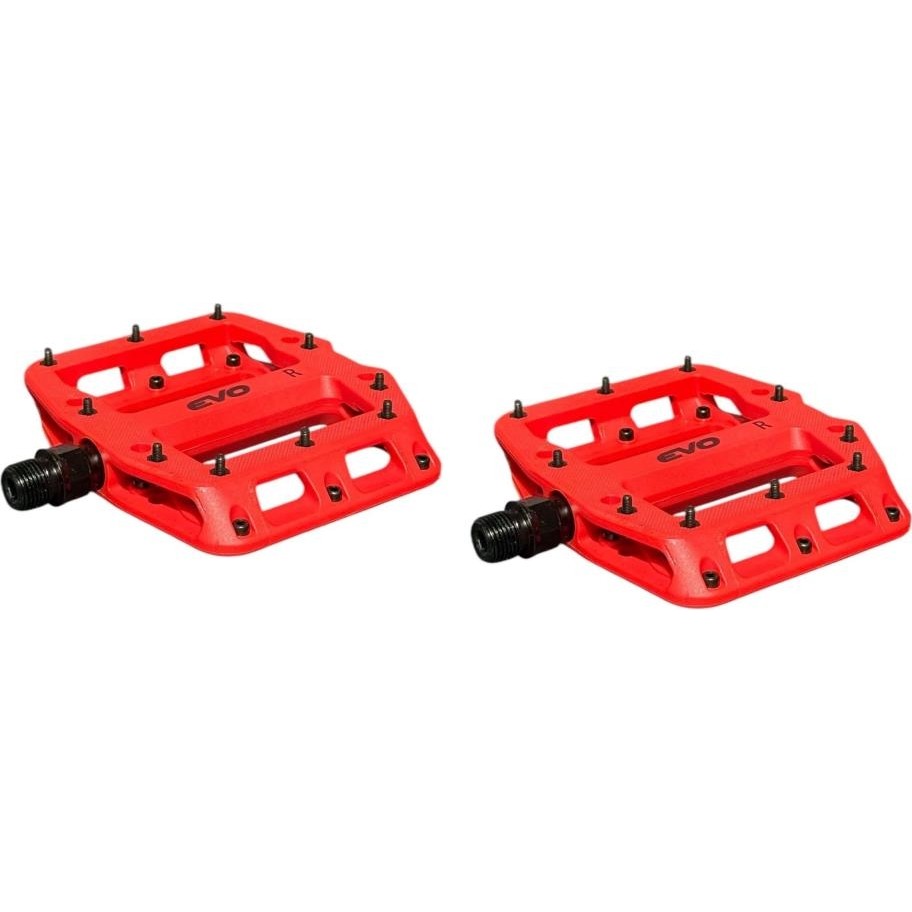 Evo Çivili Platform Pedal Rulmanlı - Kırmızı Diğer Fiyatı