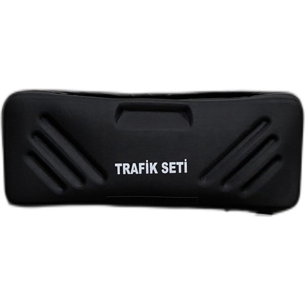 Evo Trafik Seti Çantalı Lüx Set 1 kg Yangın Söndücülü Eva Siyah Trafik Malzemeleri Fiyatı