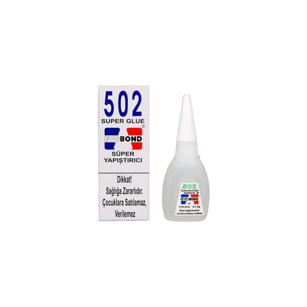 EvoBond 502 Super Glue Süper Yapıştırıcı Taıwan Nalburiye & Hırdavat Fiyatı
