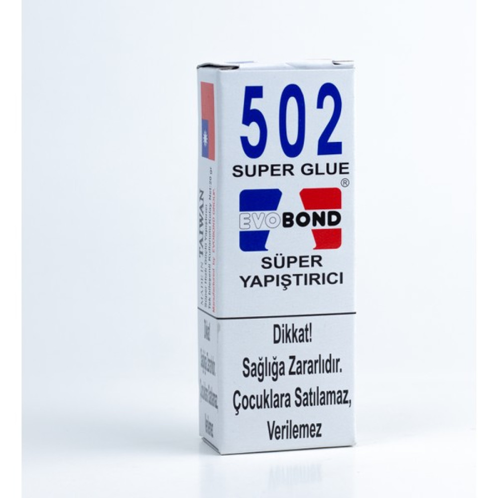 Evobond 502 Süper Hızlı Japon Yapıştırıcı 20 gr - 1 Yapıştırıcı - Tutkal Fiyatı