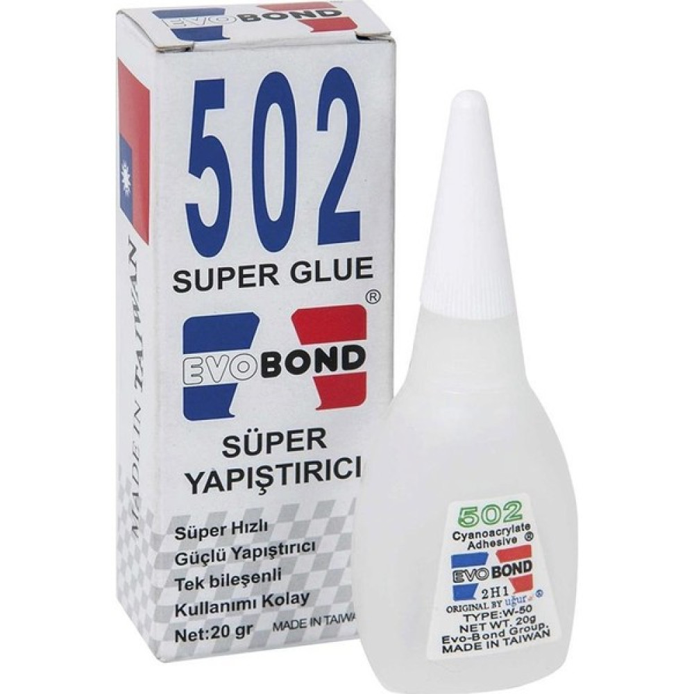 Evobond 502 Süper Yapıştırıcı - 10 Lu Paket Nalburiye & Hırdavat Fiyatı