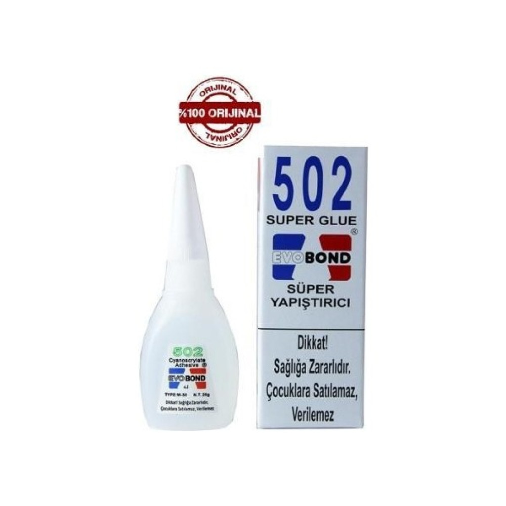 Evobond Evo Bond 502 Glue Süper Yapıştırıcı 20 gr - 56727 Oto Boyaları Fiyatı