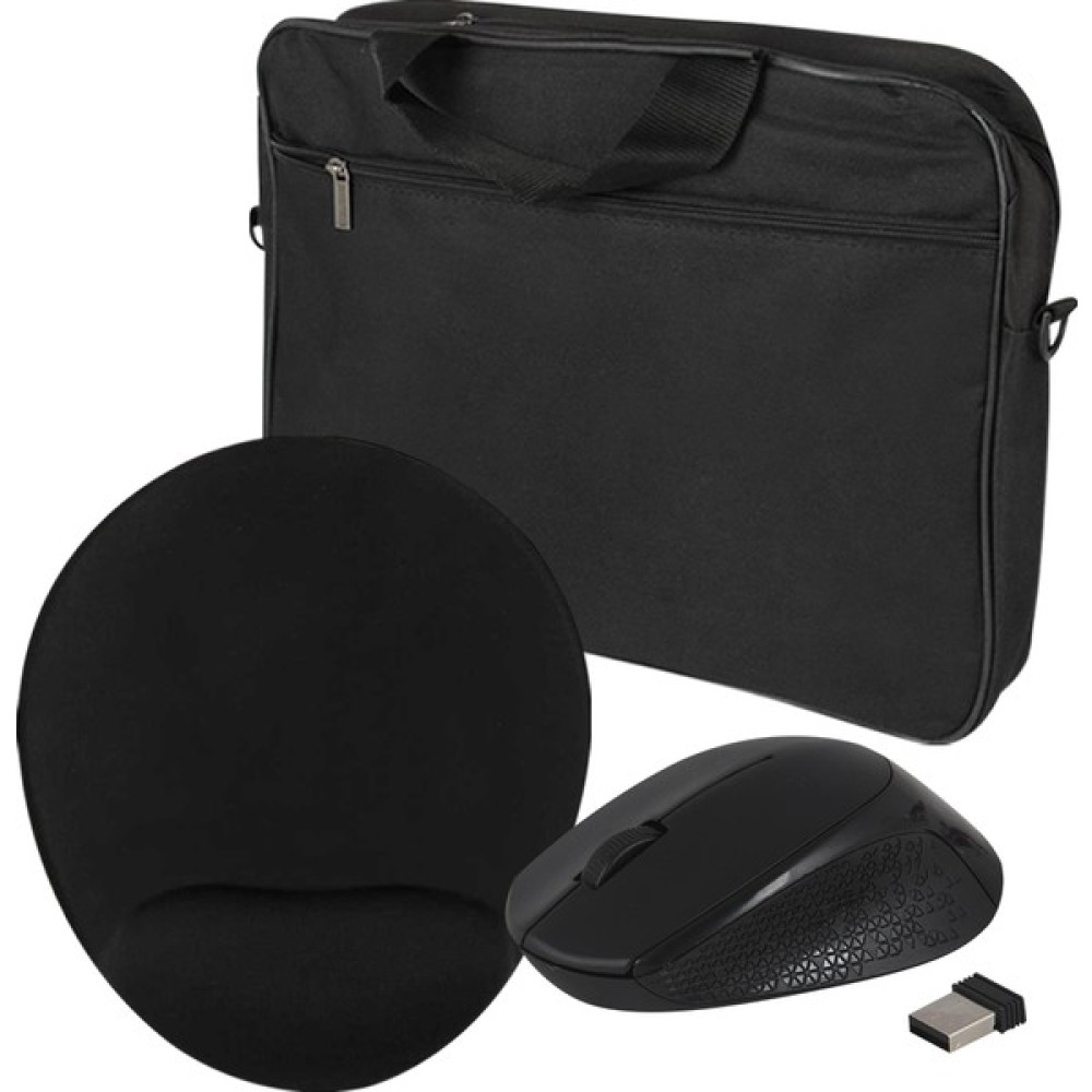 Evocase EVO300 15,6'' Notebook Çantası (EVO301 Bilek Destekli Mousepad + Kablosuz Mouse) Set Dizüstü Bilgisayar Aksesuarları Fiyatı