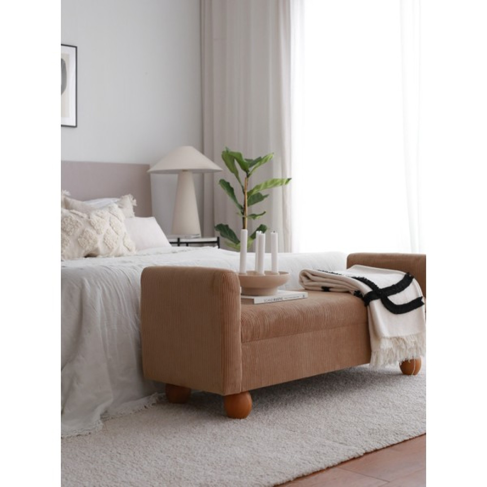 Evodeko Sandıklı Camel Bench Puf Puf Fiyatı