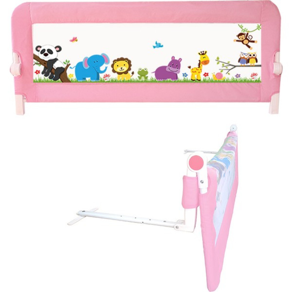 Evokids Animals Jumbo Yatak Bariyeri - Pembe Bebek Yatak Bariyeri Fiyatı