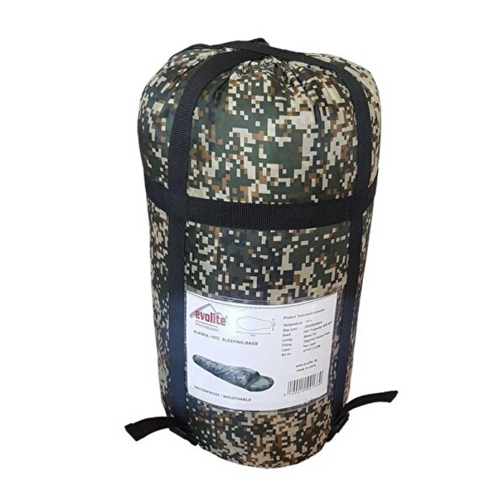 Evolite Alaska Camo Pro -15 Derece Uyku Tulumu Uyku Tulumu Fiyatı