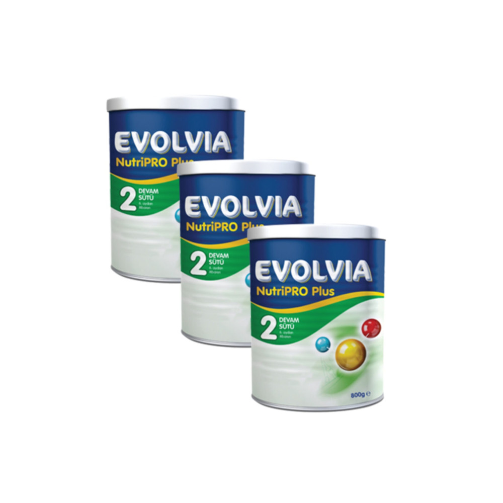 Evolvia 2 Devam Sütü Nutripro Plus 800 gr 3 Adet Bebek Mamaları Fiyatı