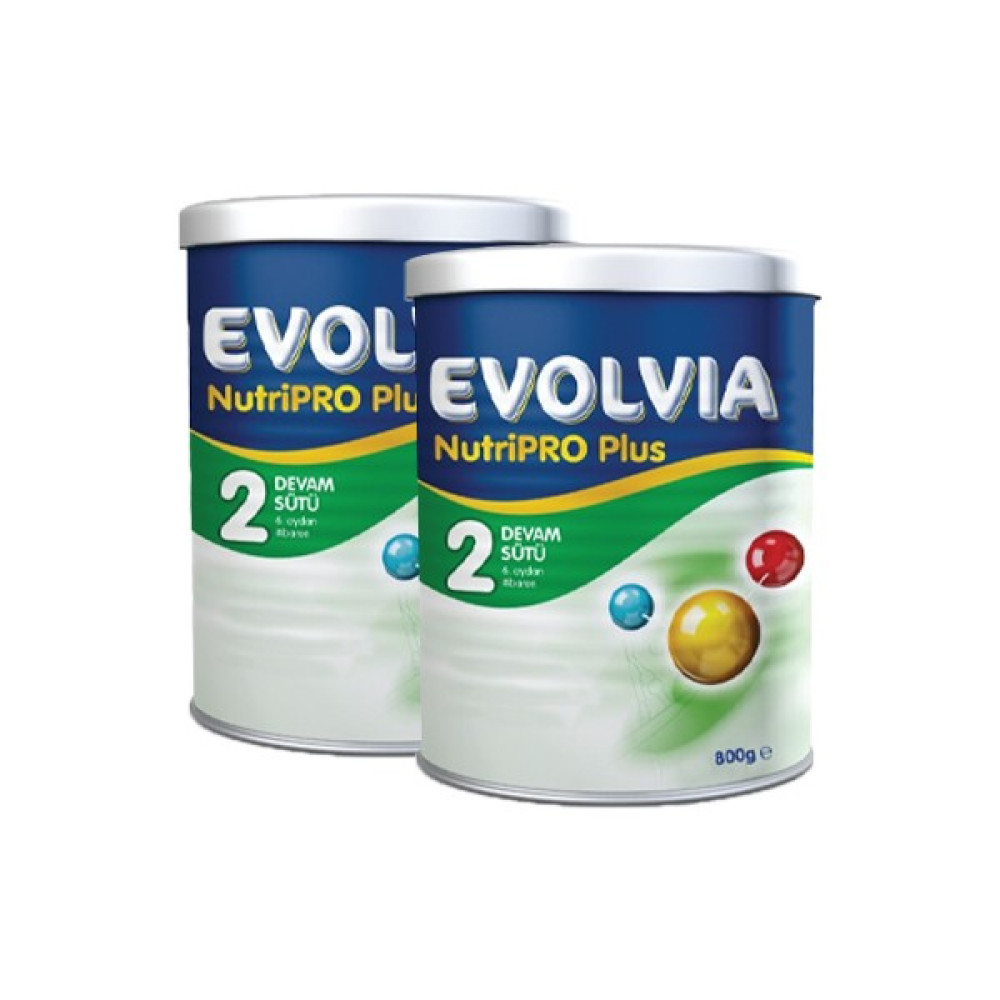Evolvia 2 Devam Sütü Nutripro Plus 800 gr x 2 Adet Bebek Mamaları Fiyatı