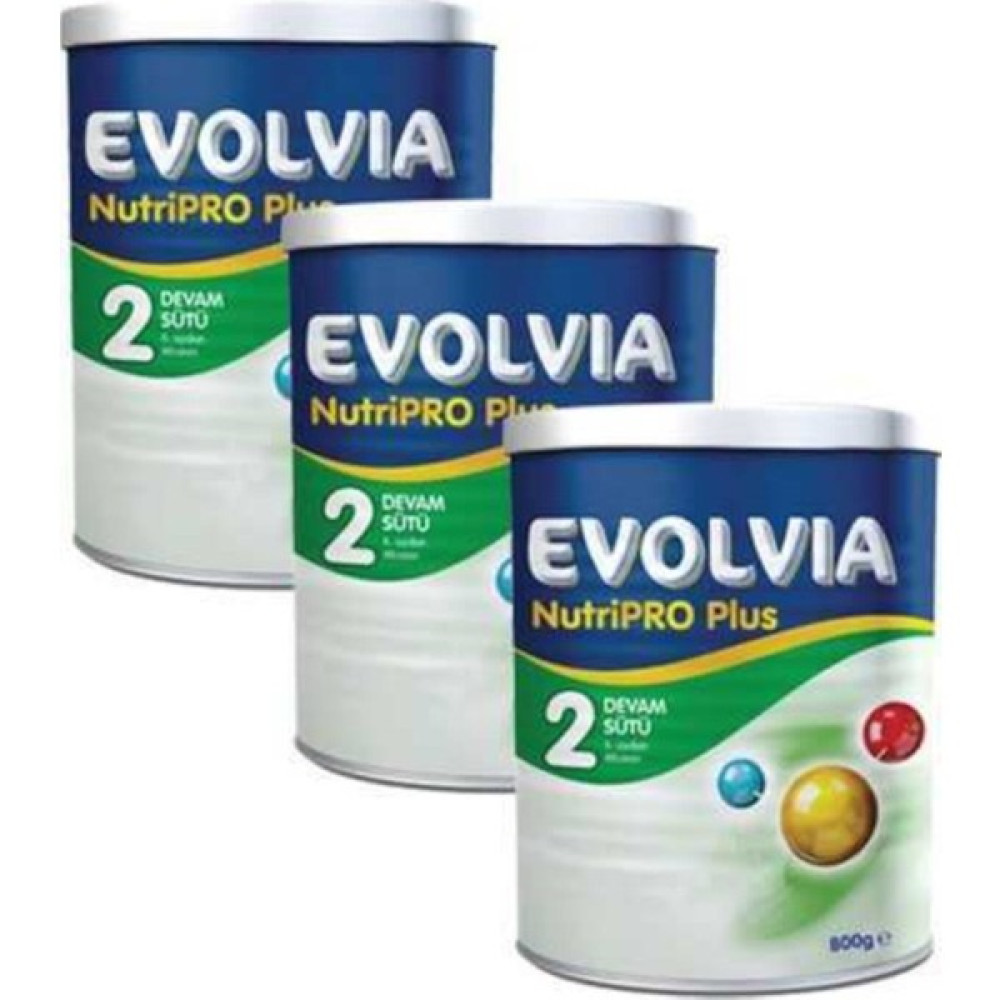 Evolvia Evovlia Nutripro Plus 2 Bebek Maması 800 gr 3 Adet Bebek Mamaları Fiyatı