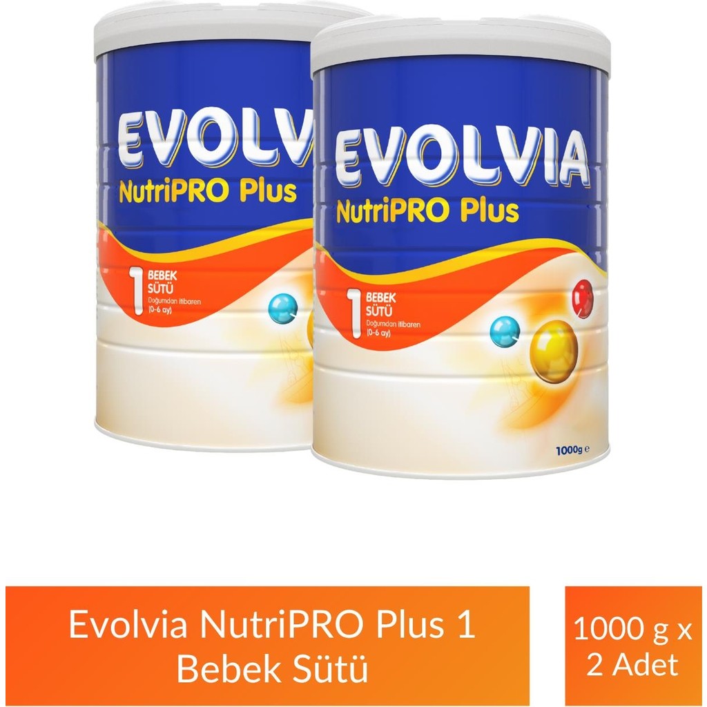 Evolvia Nutripro Plus 1 Bebek Sütü 1000 gr x 2 Adet Diğer Fiyatı
