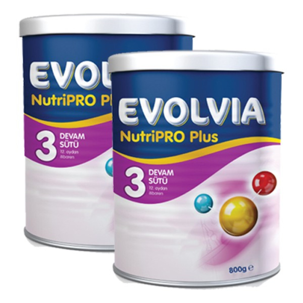 Evolvia Nutripro Plus 3 Bebek Maması 800 gr x 2 Adet Bebek Mamaları Fiyatı