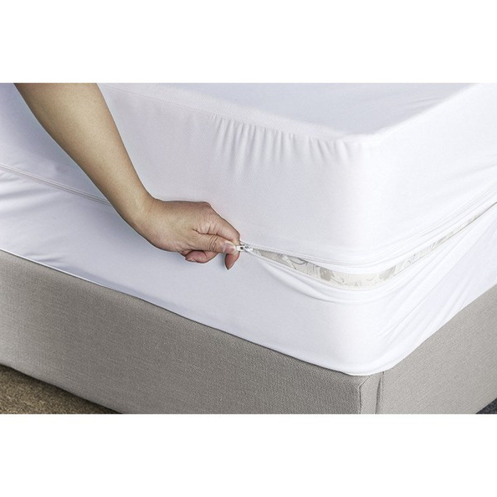 Evomed Tek Kişilik Anti Alerjik Yatak Kılıfı Antimite - Beyaz - 100 x 200 cm Alez / Yatak Koruyucu Fiyatı