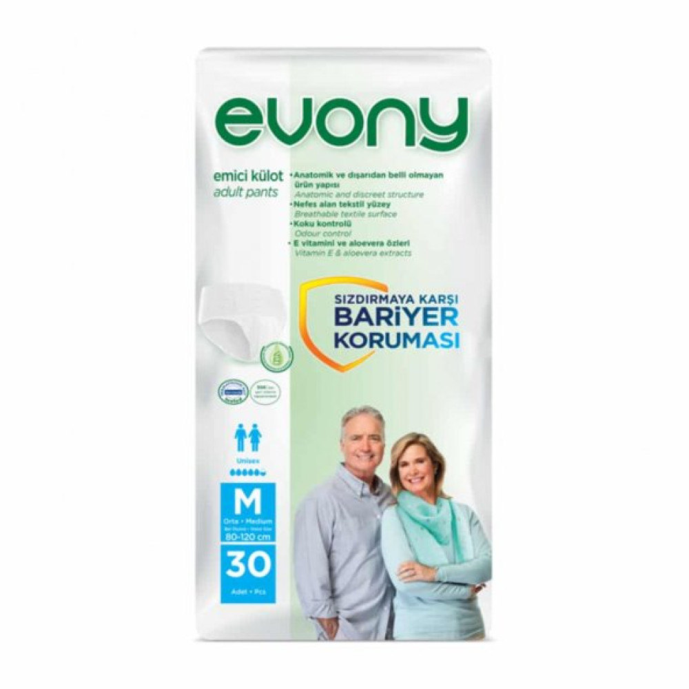 Evony Emici Hasta Kulodu Medium 30Lu Paket Hasta Bezleri ve Temizliği Fiyatı