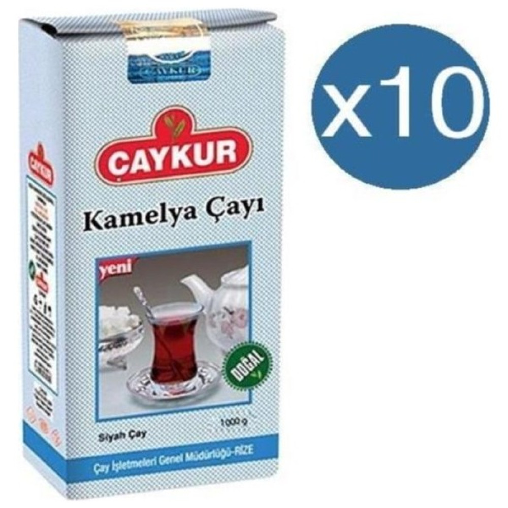 EVOSED Çaykur Kamelya Çay 1 kg x 10 Adet (Koli) Çay Fiyatı