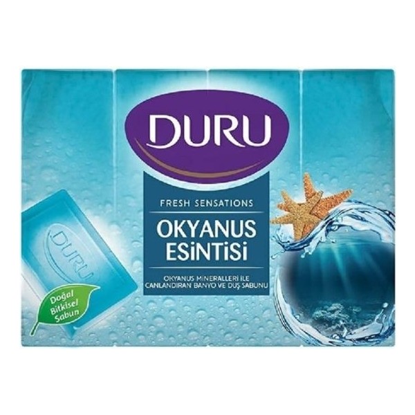 EVOSED Duru Okyanus 4 Adet Duş Sabunu 600 gr 8690506494605 - Açık Mavi - S Diğer Fiyatı