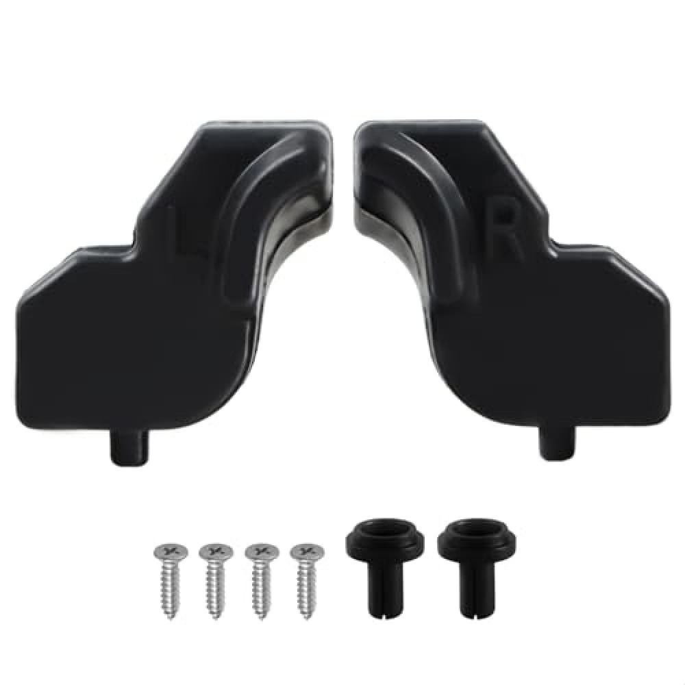 EVRBUL Upgraded Left&Right Side Tailgate Rubber Bumper Cushions Tailgate Stopper Limiter Cushions with 4 Metal Bolts Compatible with Ford F-150 2015-2020 Replace#:FL3Z-99439A00-A FL3Z-99439A00-B