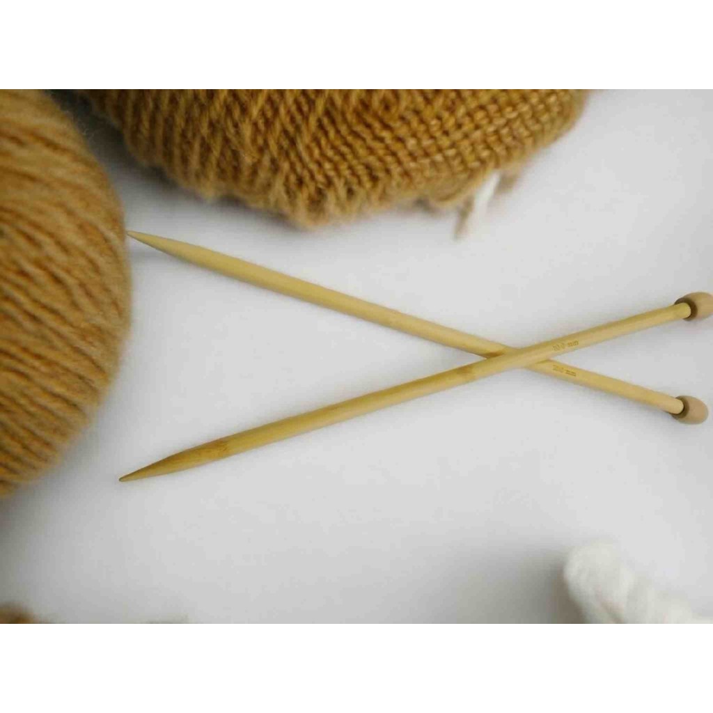 Evren Ev Tekstil Bambu Örgü Şiş 35 cm Bambu Malzeme ile Üretilmiş Özel Tasarım - No:3,0 Diğer Fiyatı