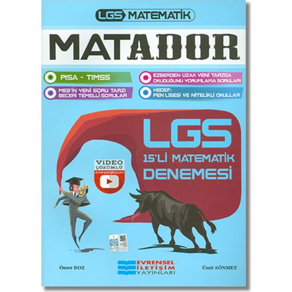 Evrensel 8. Sınıf Matematik Matador 15 Deneme Ders Sınav Kitapları Fiyatı