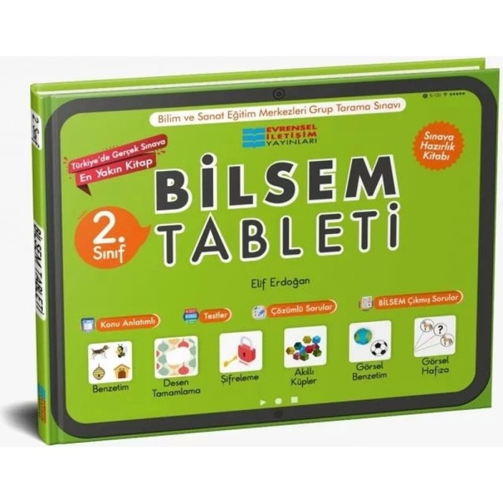 Evrensel Iletişim Yayınları 2. Sınıf Bilsem Tablet Kitabı Eğitim Setleri Fiyatı