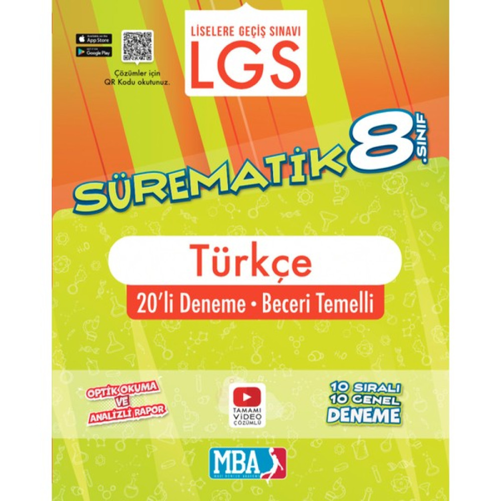 Evrensel Iletişim Yayınları 8. Sınıf Sürematik Türkçe 20'li Deneme Kaynak Kitapları Fiyatı