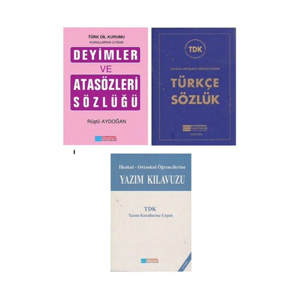 Evrensel İletişim Yayınları Tdk Uyumlu Evrensel Iletişim Sözlük Seti Sözlük İmla Kitapları Fiyatı