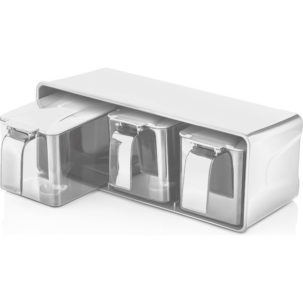 Evrenye Home 3'lü Baharatlık Seti Duvar Askılı - Beyaz - 500 ml Baharat Setleri & Baharatlıklar Fiyatı