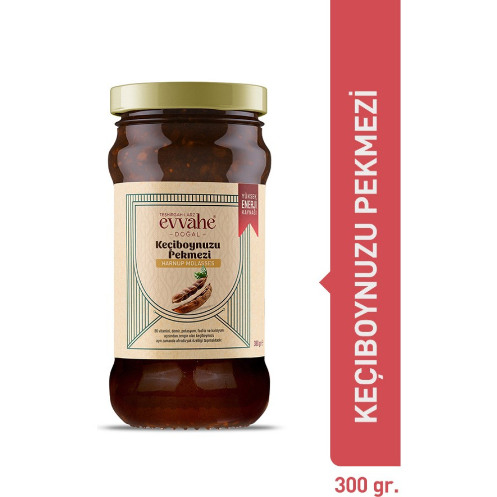 Evvahe Doğal Keçiboynuzu Pekmezi (380 Gr.) - 380 gr Tahin Pekmez ve Helva Fiyatı