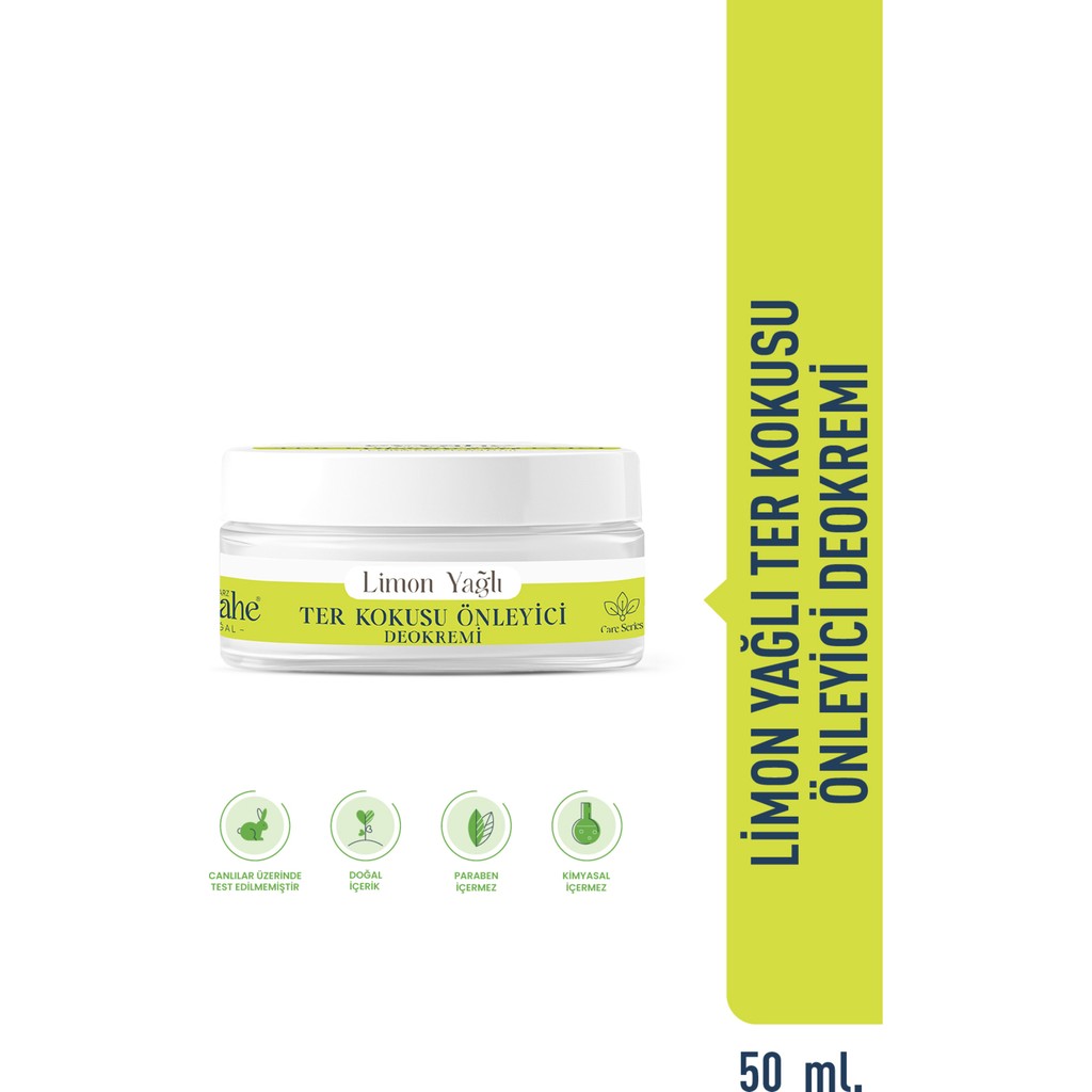Evvahe Krem Deodorant Meyvemsi Koku Unisex 50 ml Pudrasız Doğal Limon Yağı İçerikli Ter Önleyici Diğer Fiyatı