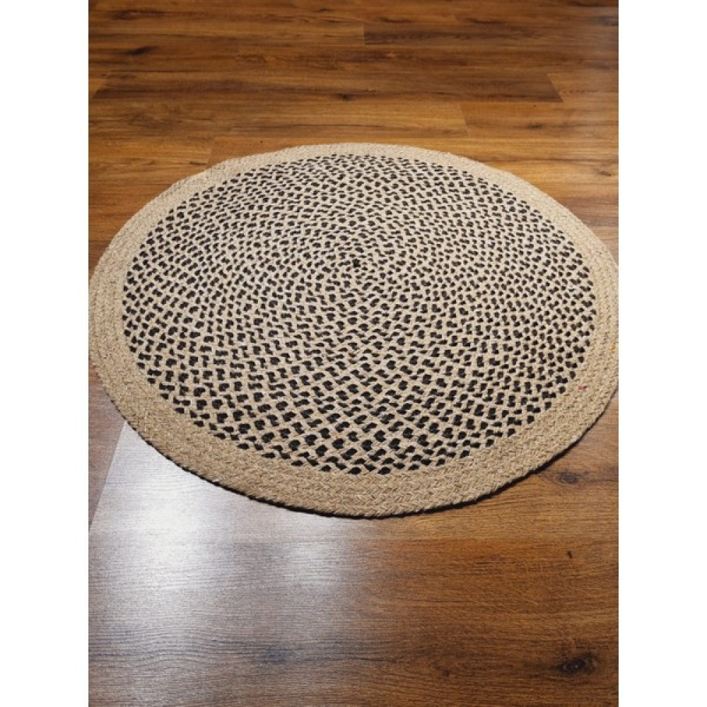 Evvemall Home & Living Natural Yıkanabilir Dekoratif Salon,mutfak,balkon ve Banyo Paspası Jüt Kilim Halı Promo 56 - Bej - 80 x 80 cm Kilim Fiyatı