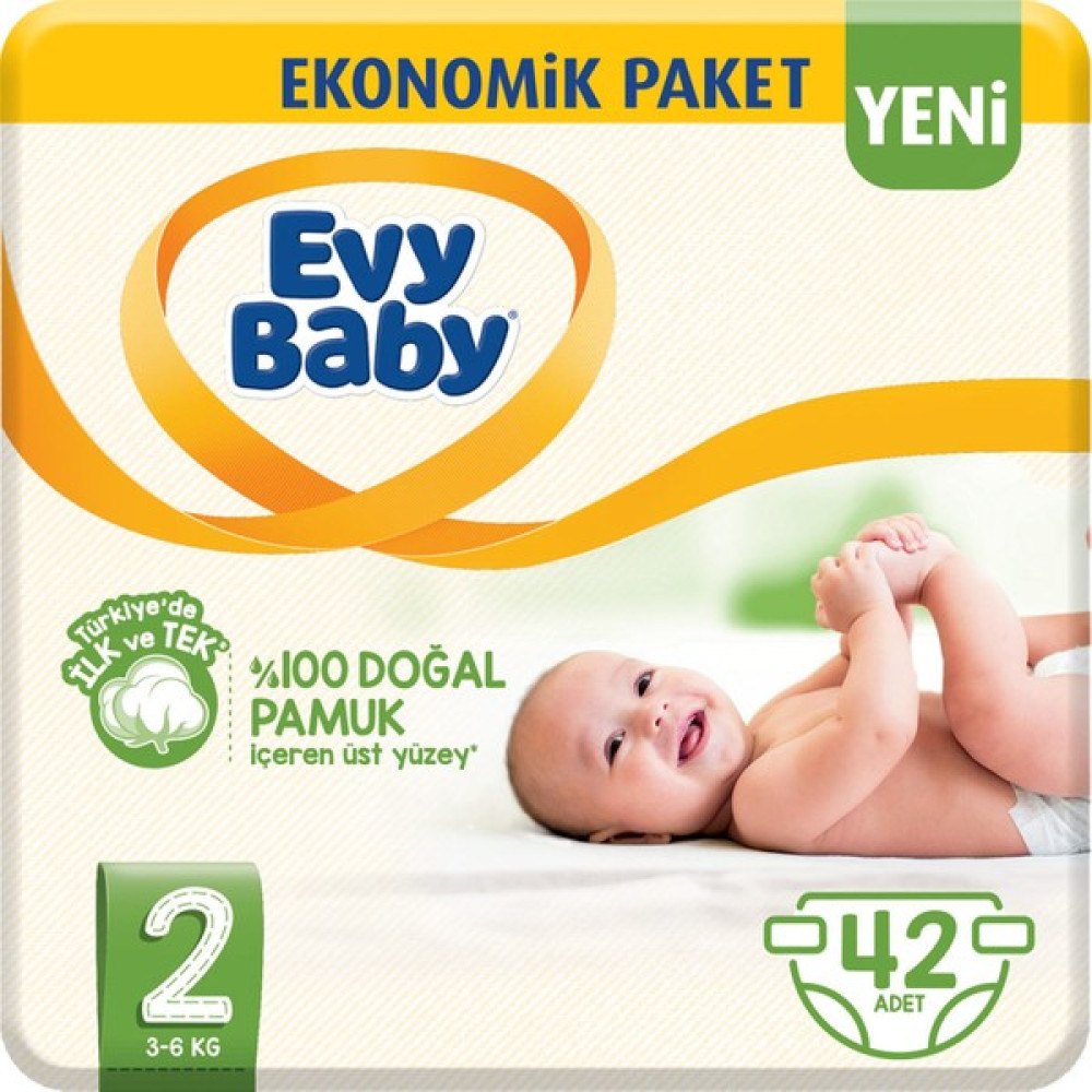 Evy Baby Bebek Bezi 2 Beden Mini Fırsat Paketi 42 Adet Bebek Bezi Fiyatı