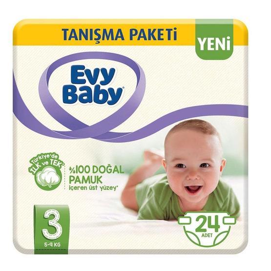 Evy Baby No:3 Midi 24 Adet Bebek Bezi Bebek Bezi Fiyatı