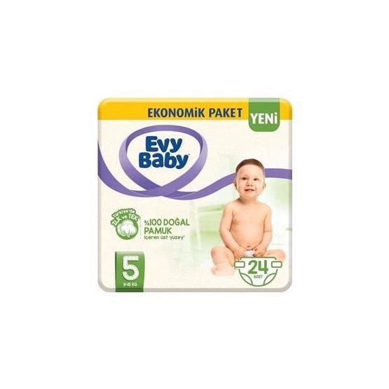 Evy Baby No:5 Junior 11-18 kg 24 Adet Bebek Bezi