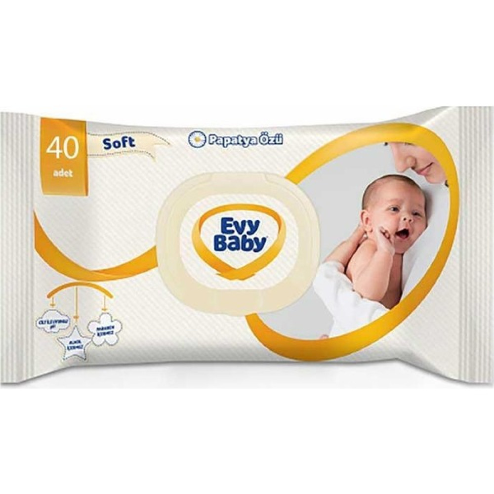 Evy Baby Soft Islak Havlu 40 Yaprak Bebek Bakım Fiyatı
