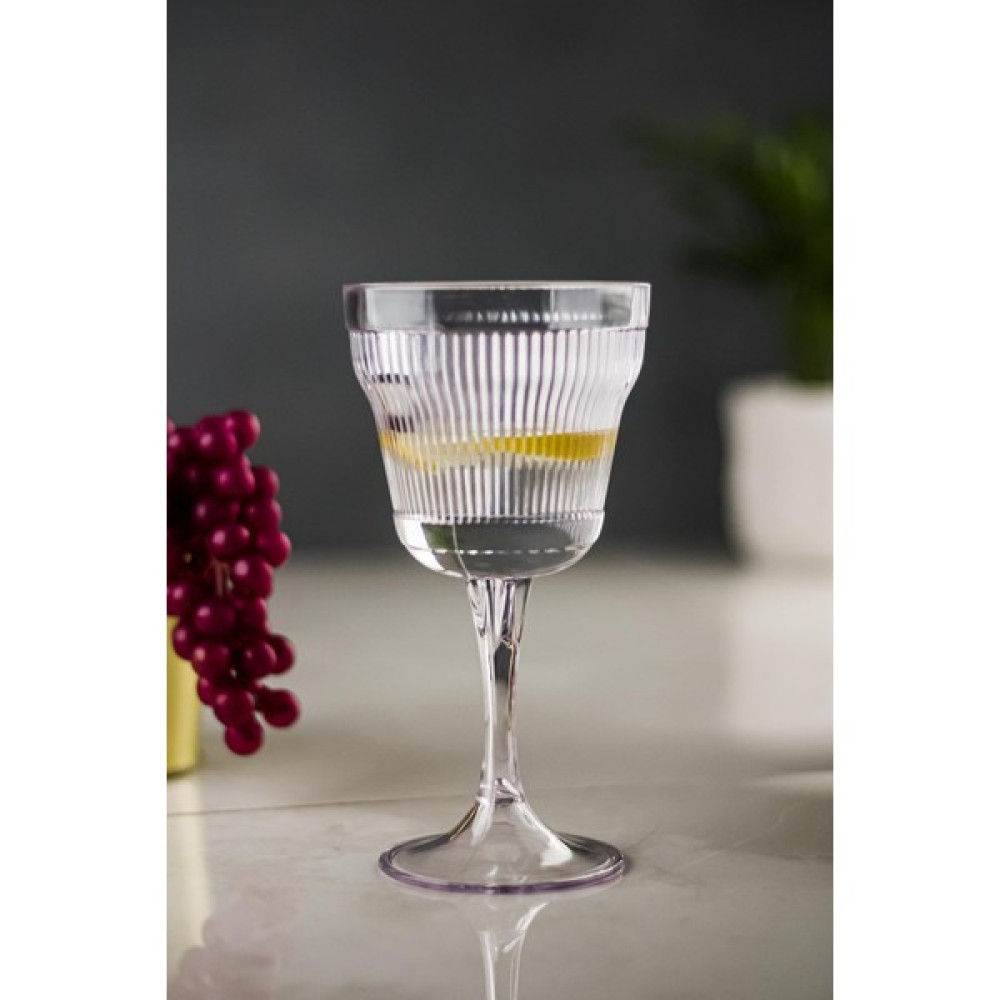 EWS Akrilik Şeffaf Tekli Kadeh & Su Meşrubat Kahve Yanı Bardağı 300 ml ( Cam Değildir ) Fincan / Bardak / Kahve Takımı Fiyatı