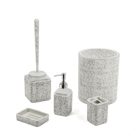 Ews Granit Füme Banyo Takımı