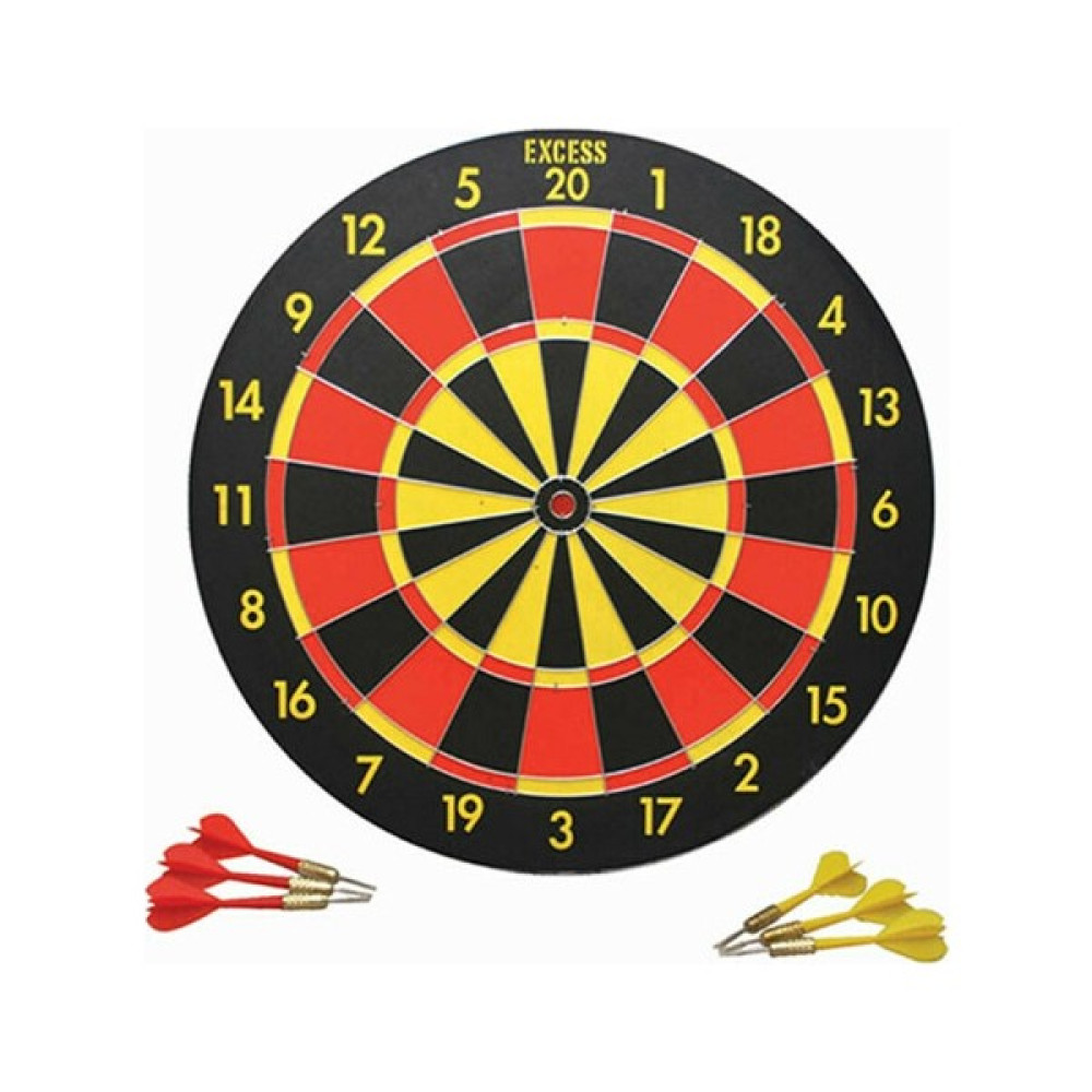Excess 45cm Dart Set 6 Ok Çift Taraflı - Sarı - Kırmızı Oto Boyaları Fiyatı