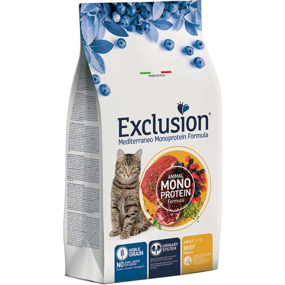Exclusion Düşük Tahıllı Monoprotein Sığır Etli Yetişkin Kedi Maması 1.5 kg Evcil Hayvan Ürünleri Fiyatı