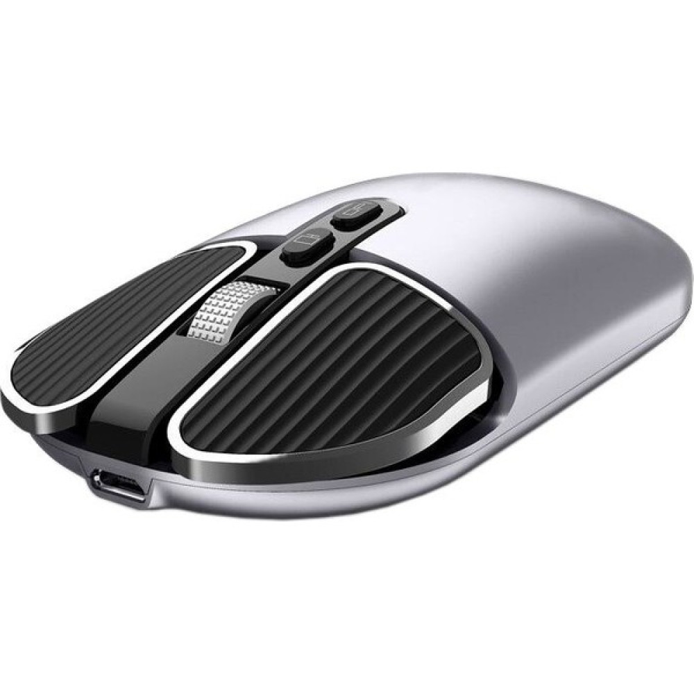 Exeo M203 Bluetooth ve 2.4 Ghz Şarjlı Ergonomik 1600 Dpı Mouse - Gümüş Klavye - Mouse Fiyatı