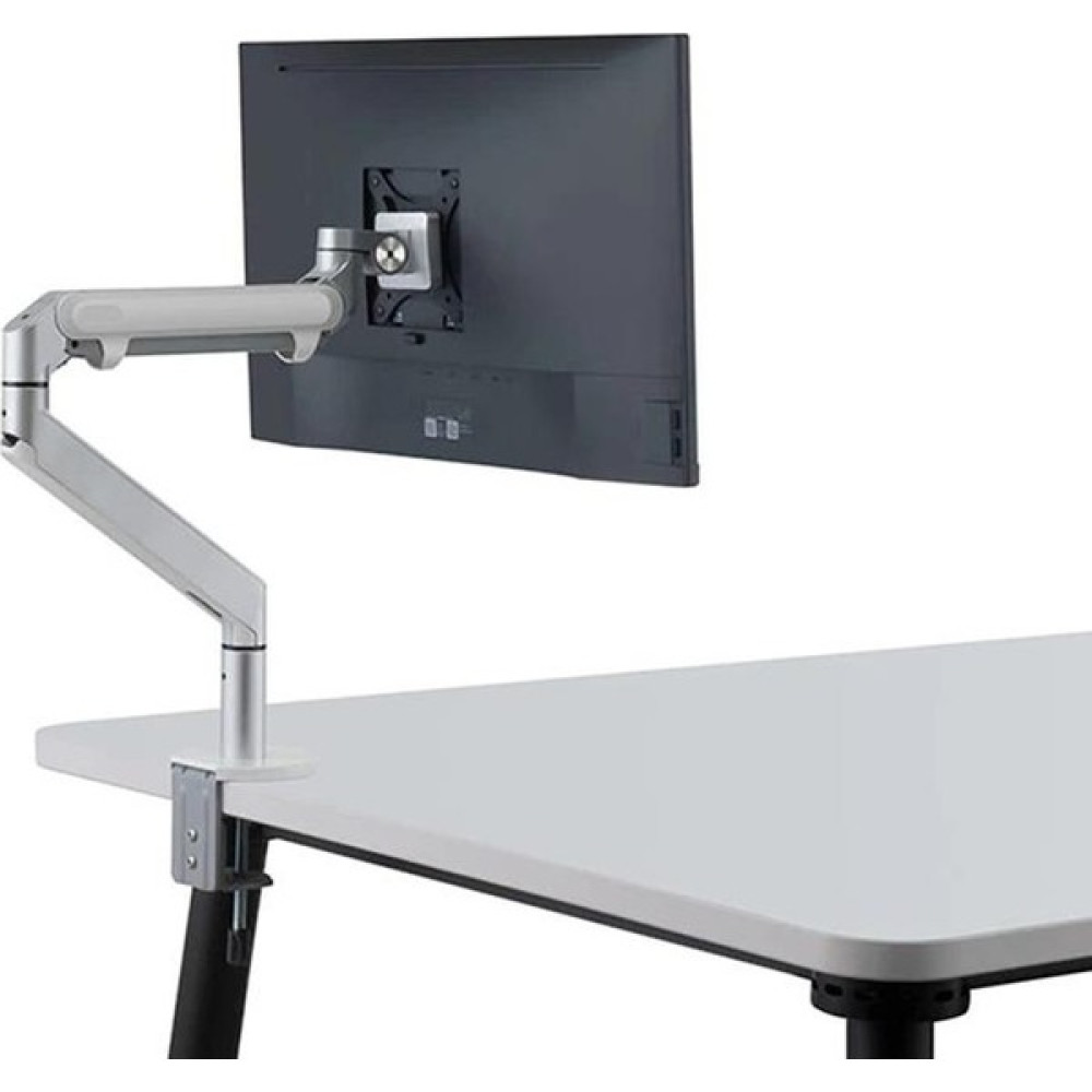 Exeo Oz-1 Ayarlanabilir Tek Kol Amortisörlü Monitör Masa Tutucu Aparat - Gri Monitör Aksesuarları Fiyatı