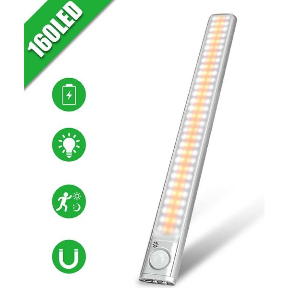 Exeo Şarjlı 160 LED Dolap Işığı Mutfak Tezgah Altı Sensörlü Işık Led Aydınlatmalar Fiyatı