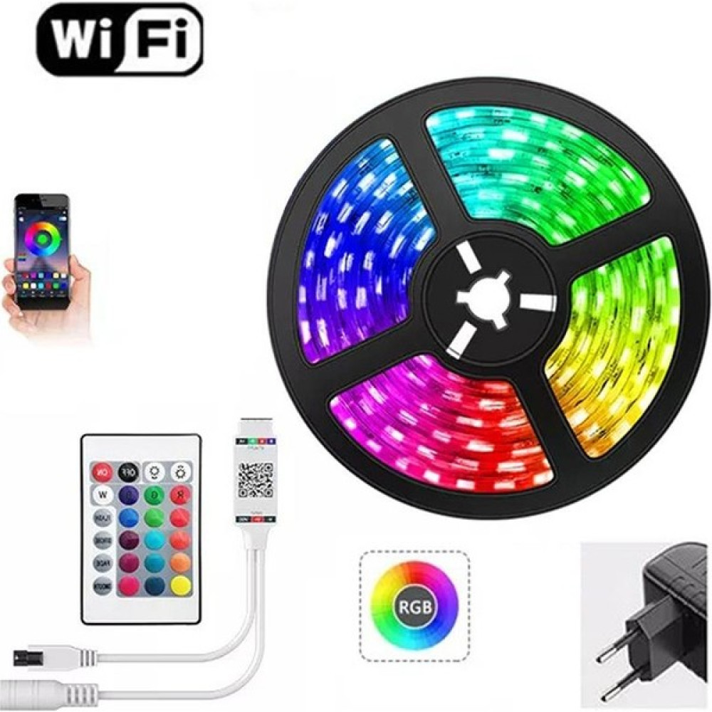 Exeo Wifi Rgb 3 Çipli Şerit LED Işık Silikonlu Su Geçirmez 5 M Led Aydınlatmalar Fiyatı