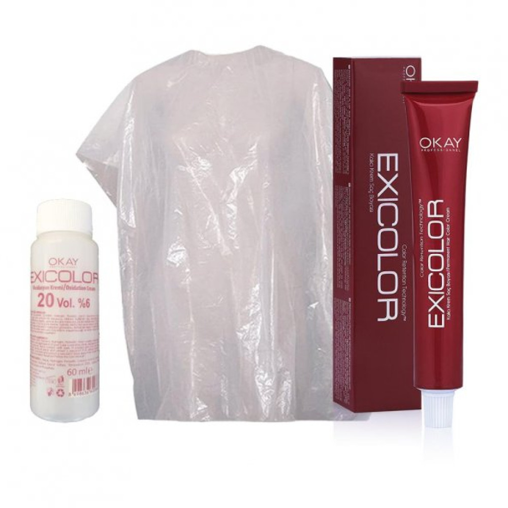 Exicolor Sac Boyasi Tup 60 Ml - 7.1 Kullu Kumral + 20 Volum Peroksit + Boya Naylonu Saç Bakım Maskeleri & Serumlar & Spreyler Fiyatı