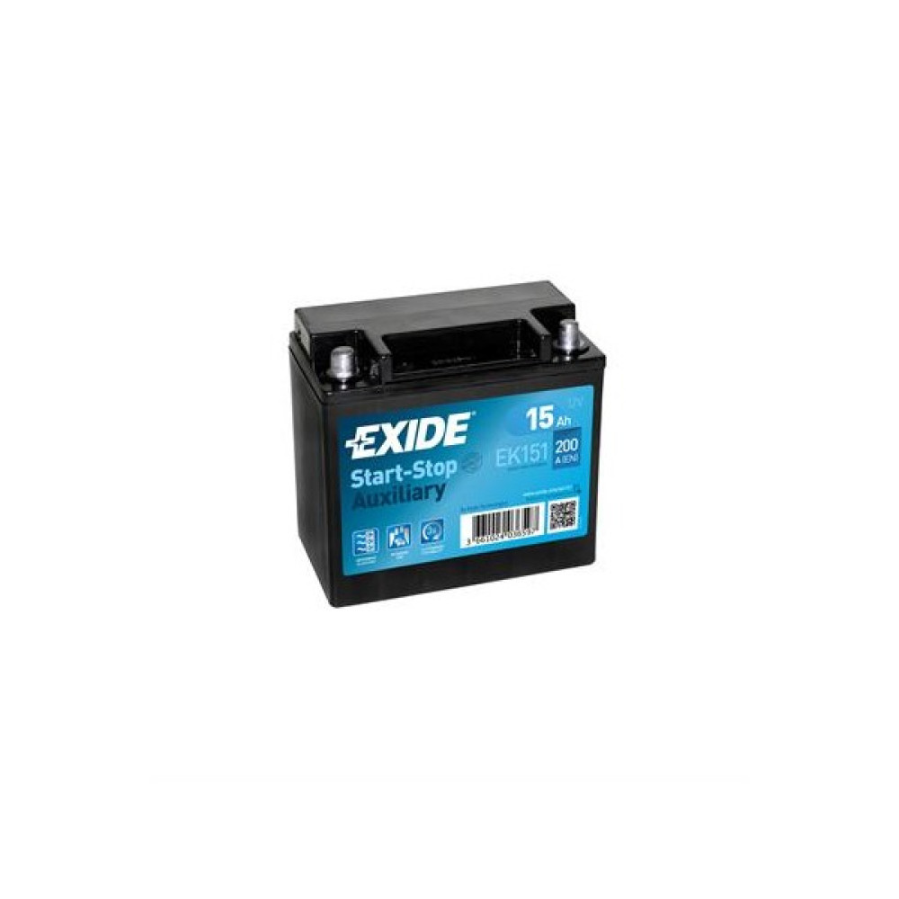 Exide EK151 12 Volt 15 Amper Start-Stop Akü Akü Fiyatı