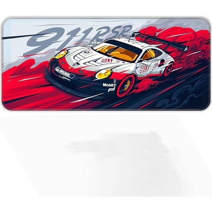 Exonix Kaymaz Mousepad Renkli Desenli Oyuncu Mouse Pad 70CM x 30CM - Kırmızı - Beyaz Oyuncu Mouse Pad Fiyatı