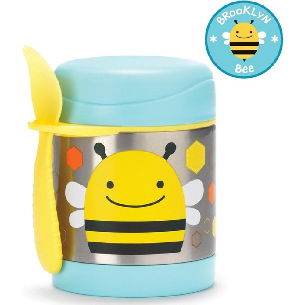 Exotic Home Skip Hop Zoo Paslanmaz Çelik Termos 325ML Arı - Renkli Mama Seti Fiyatı
