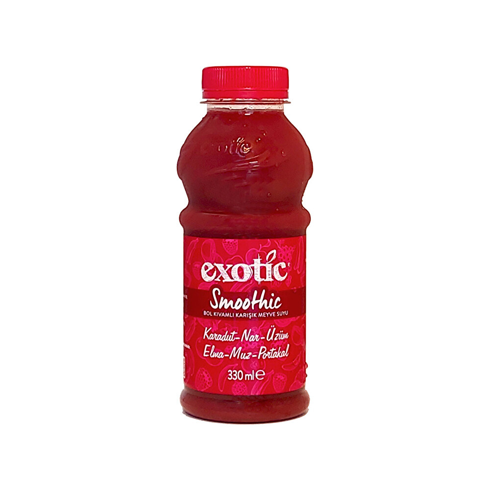 Exotic Smoothic Karadut-Üzüm-Nar-Elma-Portakal 330 ml Limonata ve Meyve suyu Fiyatı